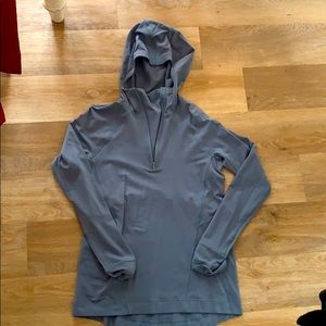 Lululemon blue grey long sleeve top